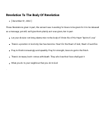 Revelation To The Body Of Revelation.PDF